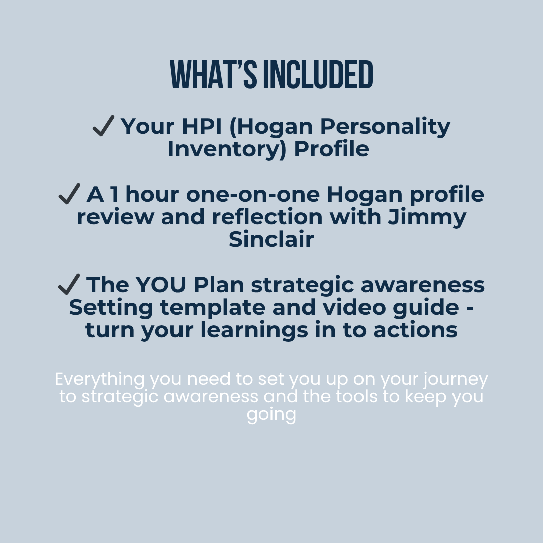 Hogan Profile + 1:1 Coaching Session