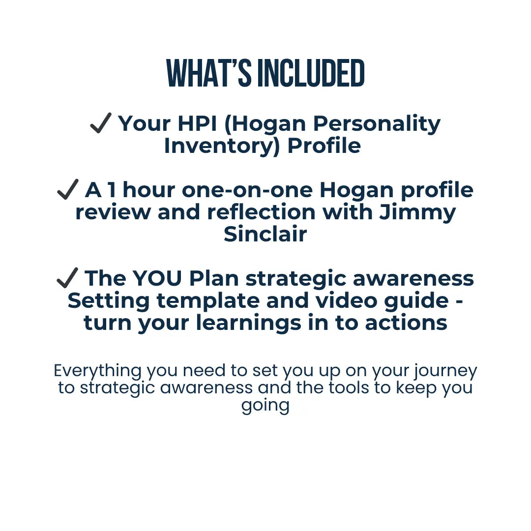 Hogan Profile + 1:1 Coaching Session My Store