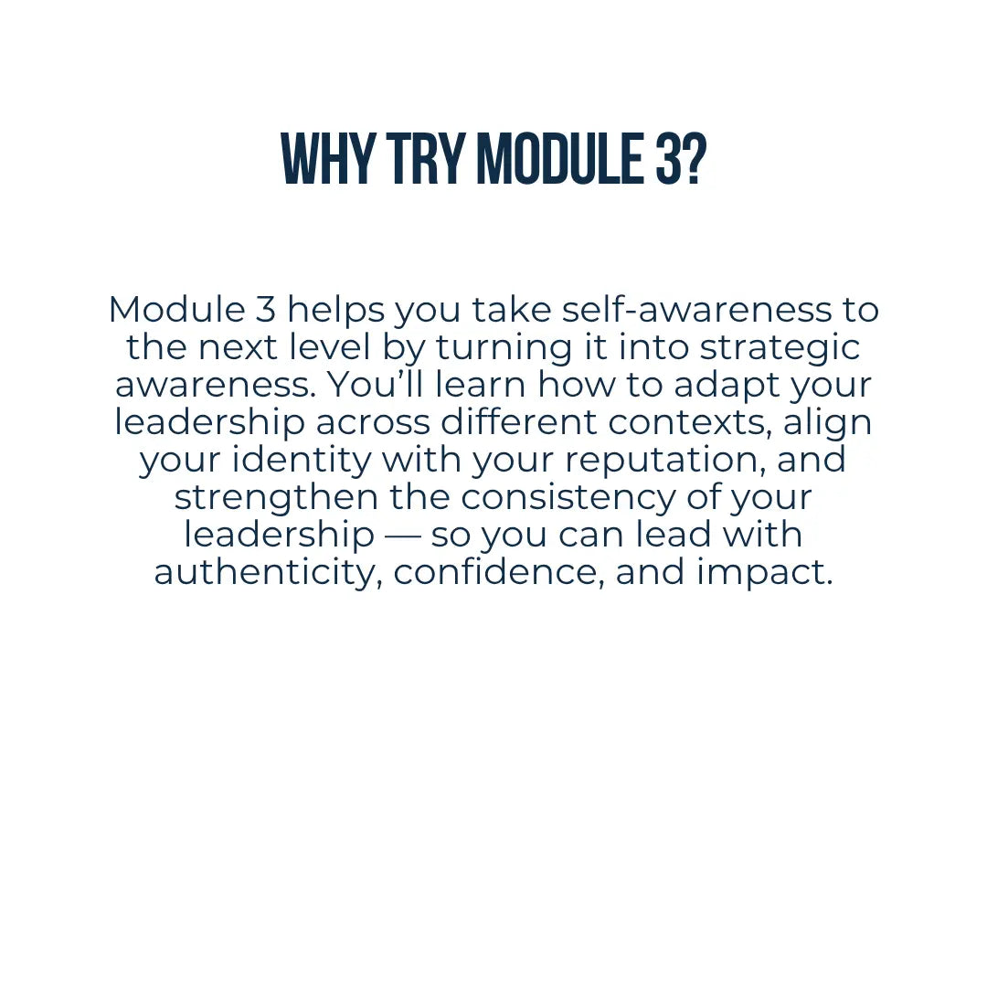 Module 3 | Strategic Awareness, the Art of Leadership | YOU Programme Digital Leadership Series The People Outfit