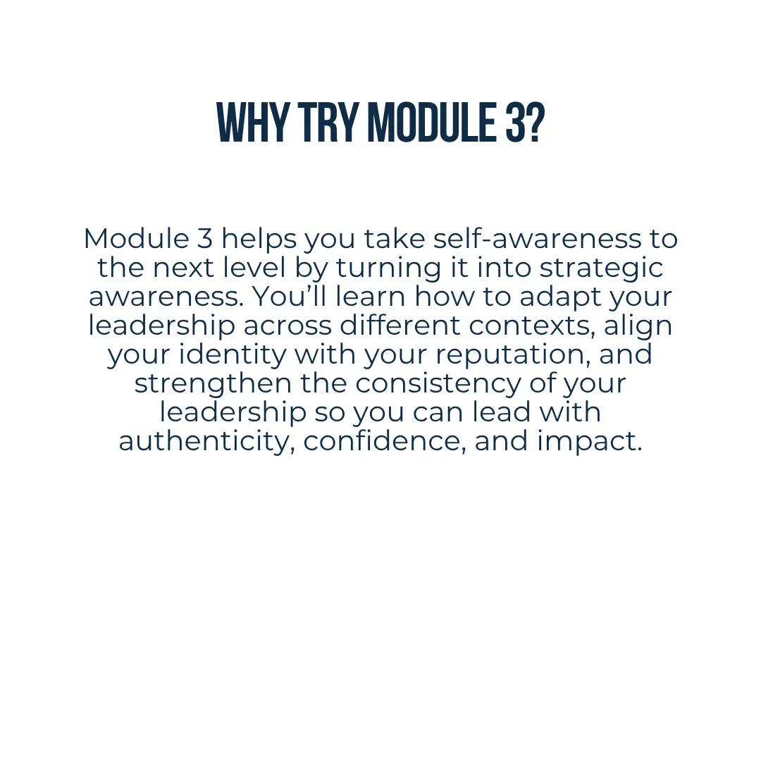 Module 3 | Strategic Awareness, the Art of Leadership | YOU Programme Online Leadership Course