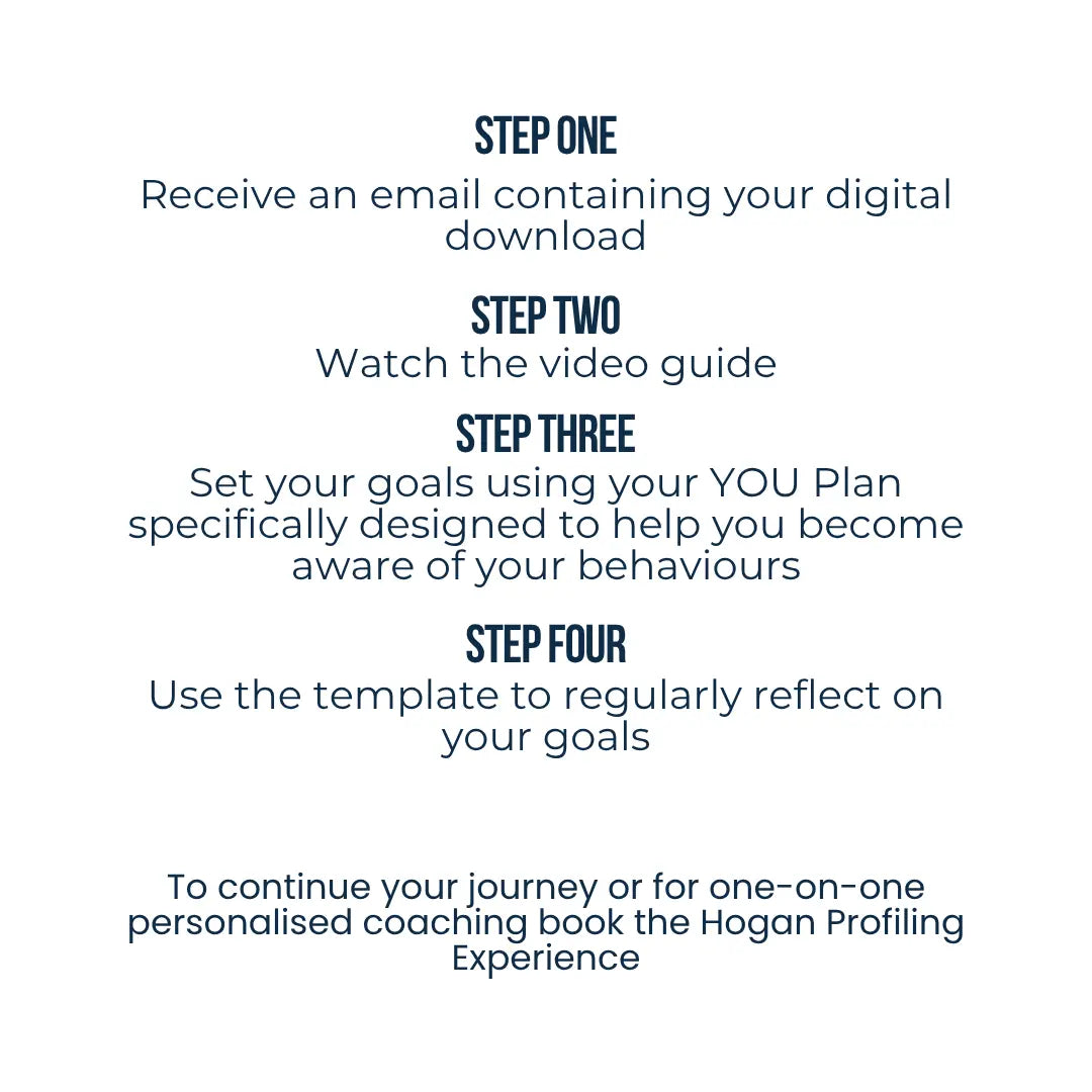 The YOU Plan Goal Setting Template + Video Guide My Store