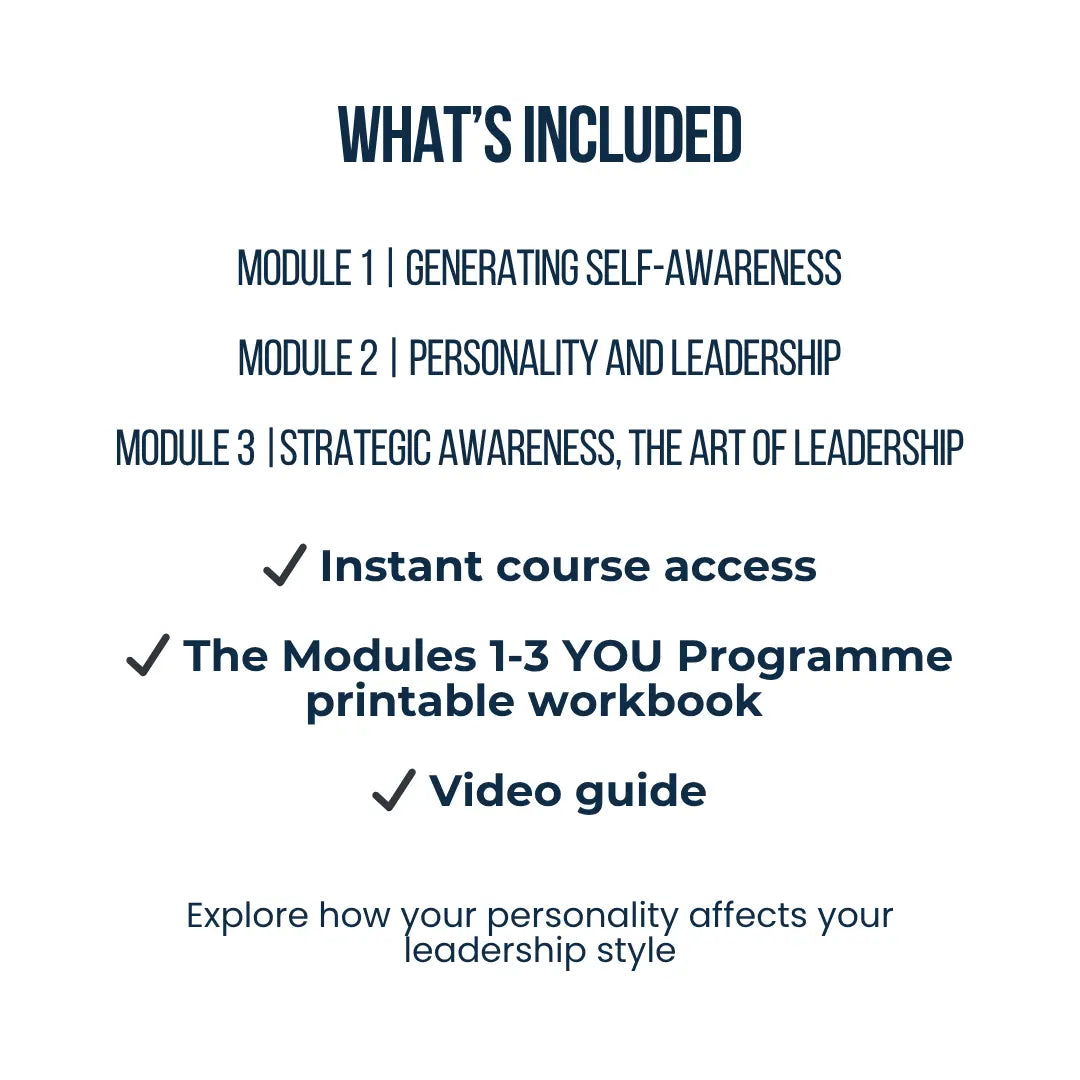 YOU Programme Digital Leadership Series Bundle Modules 1-3 The People Outfit