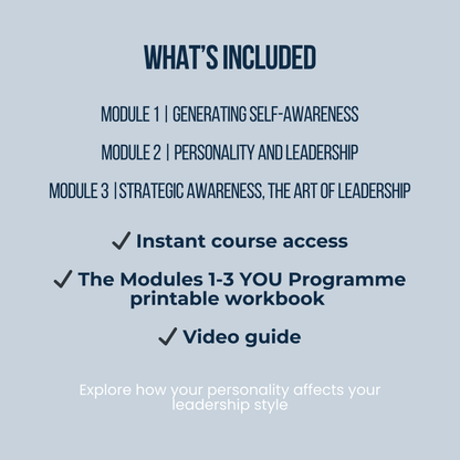 YOU Programme Digital Leadership Series Bundle Modules 1-3