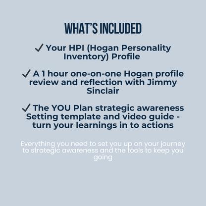 Hogan Profile + 1:1 Coaching Session