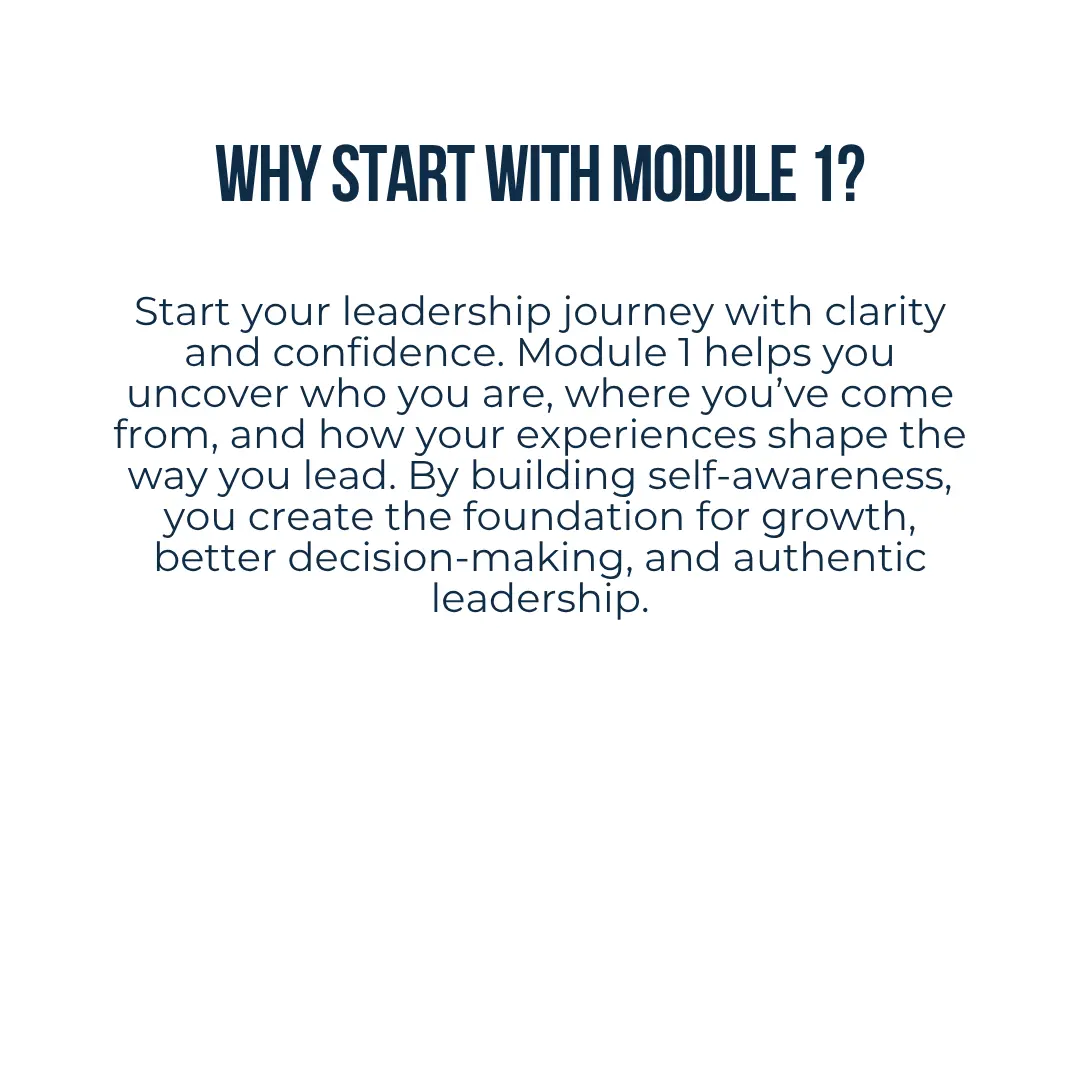 Module 1 | Generating Self-Awareness | YOU Programme Online Leadership Course