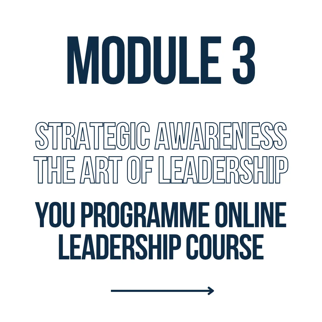 Module 3 | Strategic Awareness, the Art of Leadership | YOU Programme Online Leadership Course