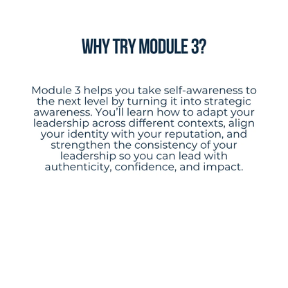 Module 3 | Strategic Awareness, the Art of Leadership | YOU Programme Online Leadership Course