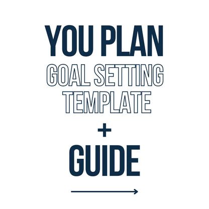 The YOU Plan Goal Setting Template + Video Guide My Store