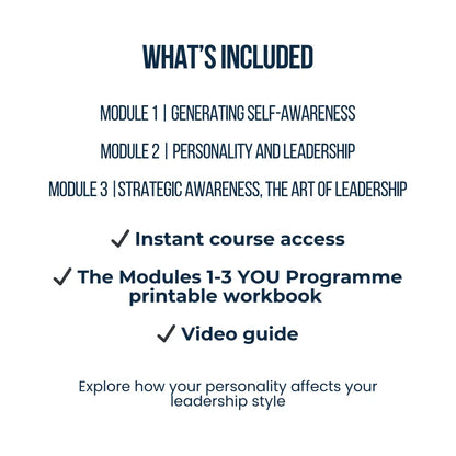 YOU Programme Digital Leadership Series Bundle Modules 1-3 The People Outfit